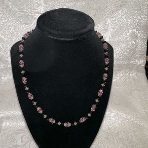 Swarovski Crystal Necklace 18”